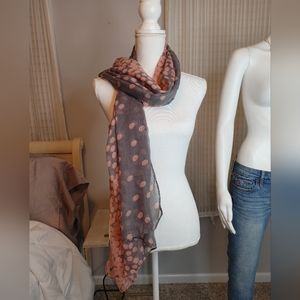 Korean Talasite Polka Dot Scarf /Shawl